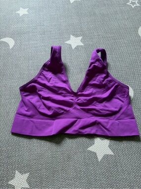 Wireless V-Neck Bralette in Purple - Women Intimates